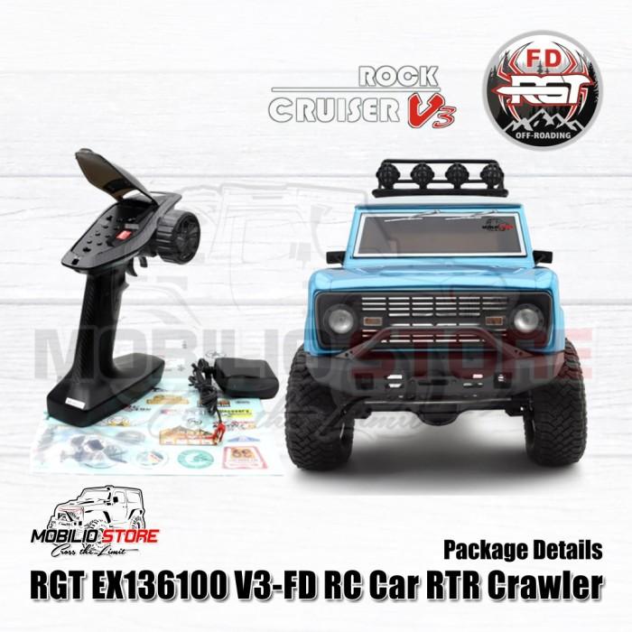 RC RGT 136100V3 FD 1/10 Skala 4WD Rock Crawler Cruiser RTR Ford Bronco