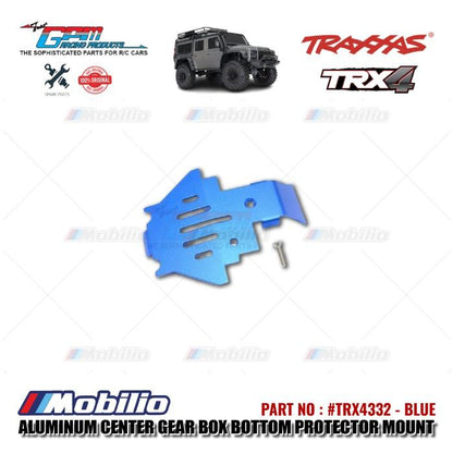 GPM Part #TRX4332 Aluminum Center Gear Box Bottom Protector Mount Traxxas TRX-4 Crawler Adventure