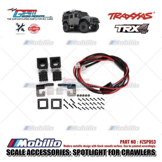GPM Part #ZSP053 Spotlight For Crawlers (type A) Decoration for Axial SCX10 Traxxas TRX-4 Crawler Adventure