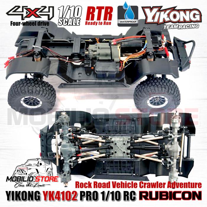 Yikong YK4102 Pro 1/10 RC Rock Road Vehicle Crawler Adventure RTR