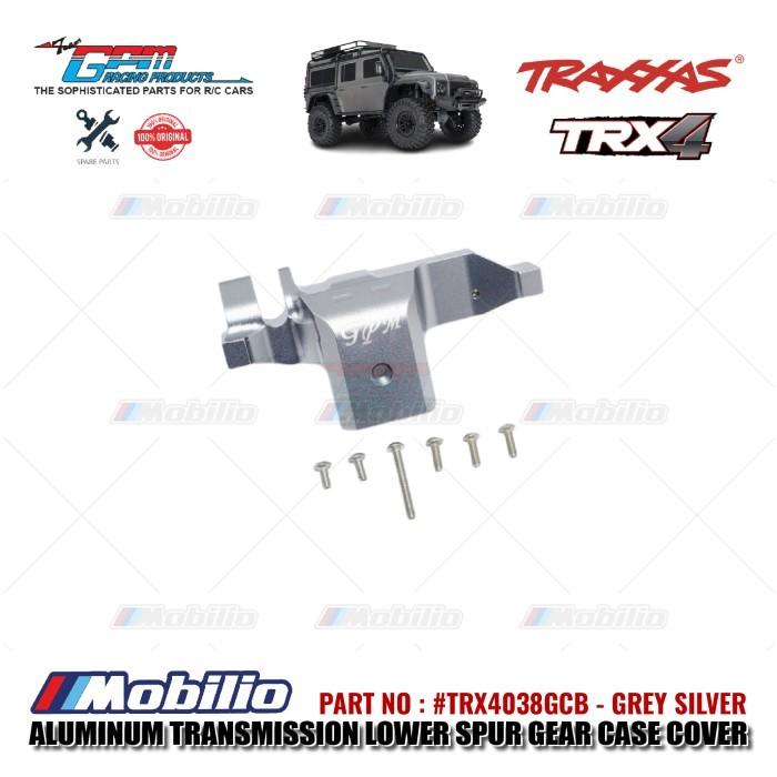 GPM Part #TRX4038GCB Aluminum Transmission Lower Spur Gear Case Cover Traxxas TRX-4 Trail Crawler
