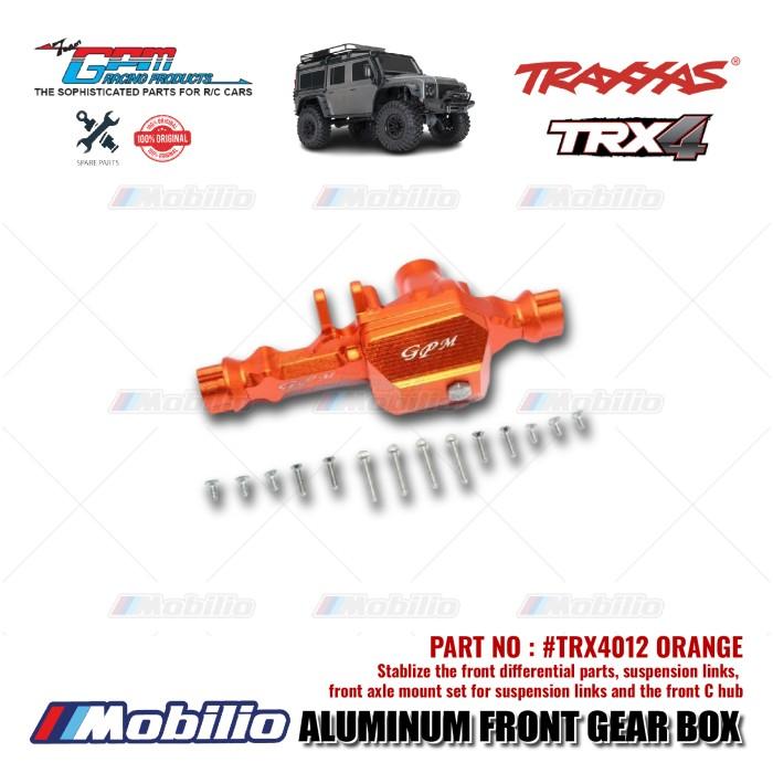GPM Part #TRX4012 Aluminum Front / Rear Gear Box for Traxxas TRX-4 TRX-6