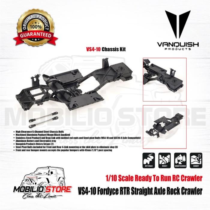 Vanquish VS4-10 Fordyce Straight Axle RTR Rock Crawler RC Skala 1/10 Kendali Jarak Jauh