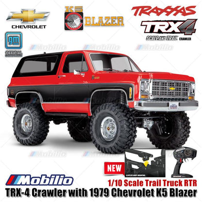 Traxxas TRX-4 1979 Chevrolet K5 Blazer 4X4 1/10 Scale Trail Truck TRX4 RC Crawler Adventure   Remote Control