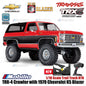 Traxxas TRX-4 1979 Chevrolet K5 Blazer 4X4 1/10 Scale Trail Truck TRX4 RC Crawler Adventure   Remote Control