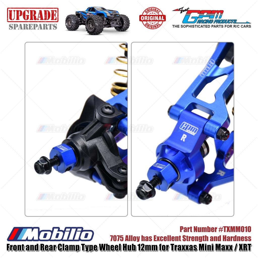 GPM Part #TXMM010 7075 Alloy Front And Rear Clamp Type Wheel Hub 12mm for RC Traxxas Mini Maxx / Mini XRT