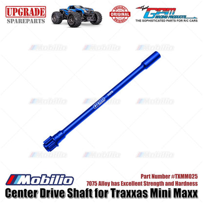 GPM Part #TXMM025 7075 Alloy Center Drive Shaft for RC Traxxas Mini Maxx