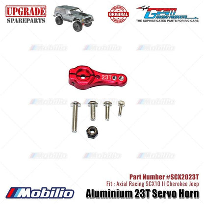GPM Part #SCX2023T Aluminium 23T Servo Horn RC Upgrade Axial SCX10 II Crawler Adventure  Remote Control Toy