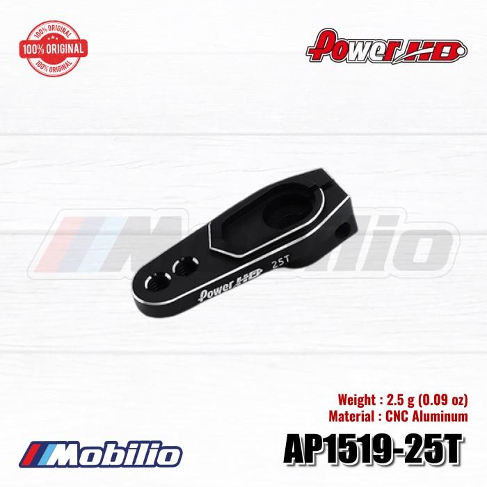 Power HD Light Weight AP1519-25T Servo Metal Arm Black