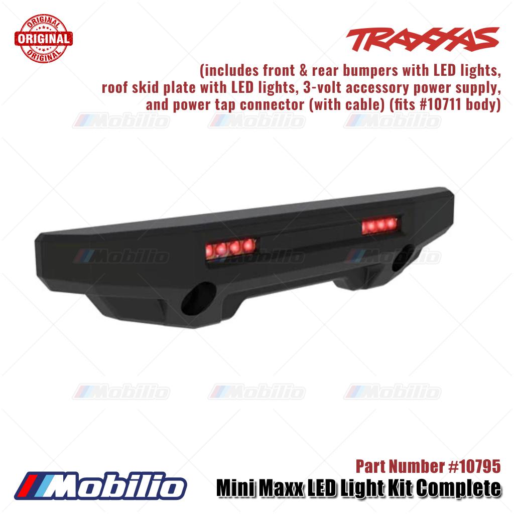 Traxxas Part #10795 Mini Maxx LED Light Kit Complete with Bumper fits #10711 Body