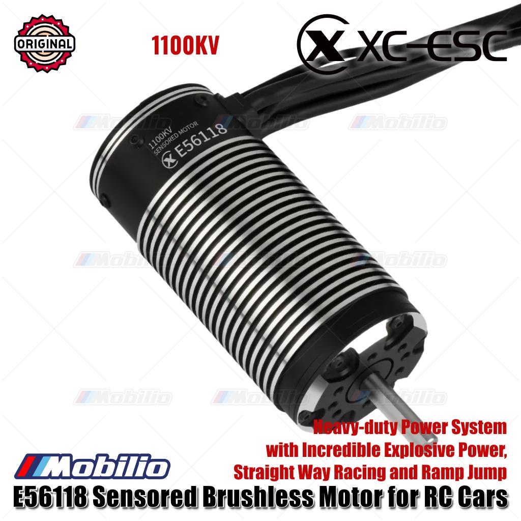 Motor Tanpa Sensor Brushless XC-ESC E56118 650KV/800KV/1100KV 6–12S untuk Truk Off-Road 1/5 RC Kursus Singkat