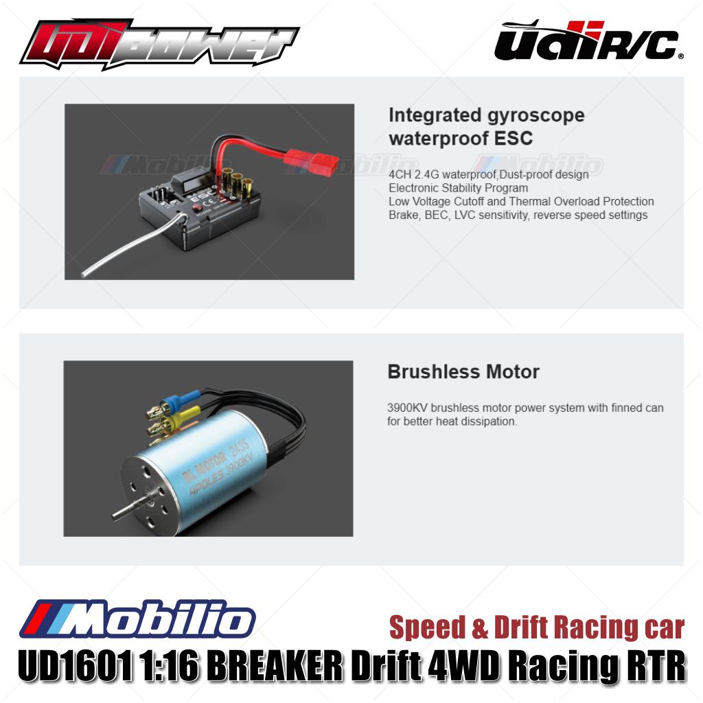 UDIR/C UD1601 Brushed UD1601-PRO Brushless Breaker 4WD 1:16 RTR Speed & Drift Racing RC Car