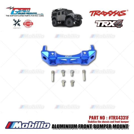GPM Part #TRX4331F Aluminium Front Bumper Mount RC Upgrade Traxxas TRX-4 Crawler Adventure