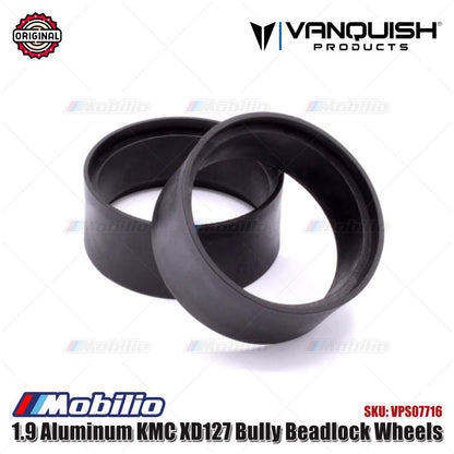 Vanquish Products 1.9 Aluminum KMC XD127 Bully Beadlock Wheels #VPS07716 (Bronze)