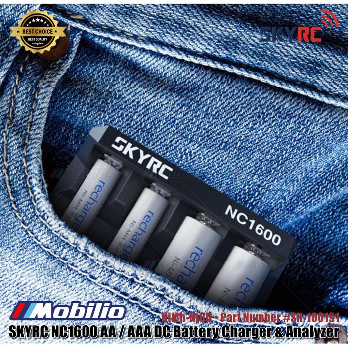 Skyrc Bagian #SK-100191 NC1600 Pengisi Daya Baterai dan Penganalisis DC NiMh-NiCD AA AAA