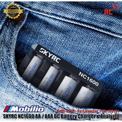 Skyrc Bagian #SK-100191 NC1600 Pengisi Daya Baterai dan Penganalisis DC NiMh-NiCD AA AAA