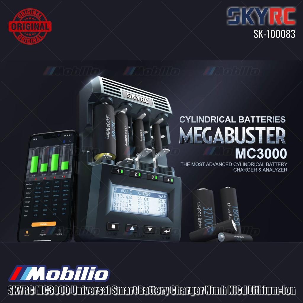 SKYRC #SK-100083 MC3000 Pengisi Daya Baterai Universal Cerdas Nimh NiCd Lithium-Ion