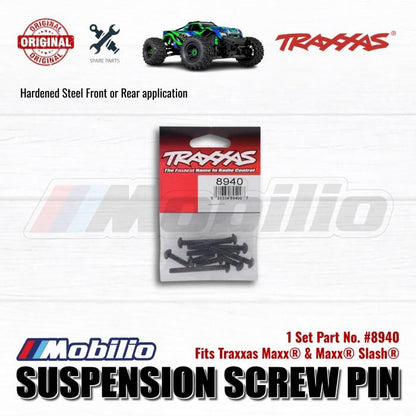 Traxxas Part #8940 Hardened Steel Suspension Screw Pin Set for RC Slash Maxx