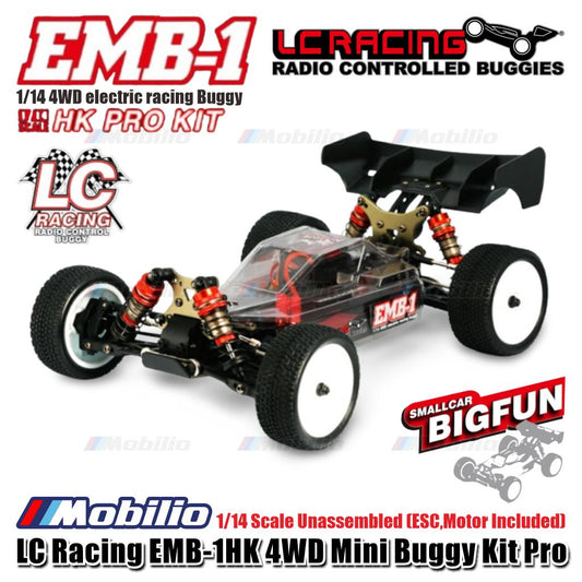 LC Racing EMB-1HK 4WD Mini Buggy Kit Pro 1/14 Scale Unassembled (ESC,Motor Included)