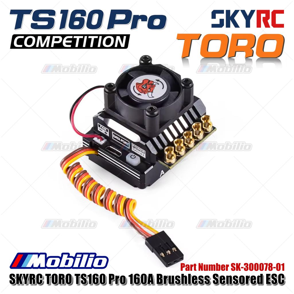 SKYRC TORO TS160 Pro 160A Brushless Sensored ESC SK-300078-01 untuk RC 1/10 Skala Mobil Tamiang Buggy Crawler