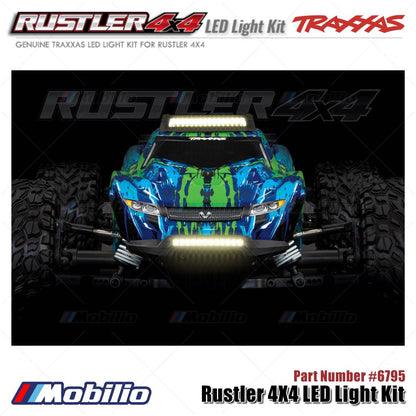 Traxxas Part #6795 LED Light Kit for Rustler 4X4 Efficient High-Intensity Lighting