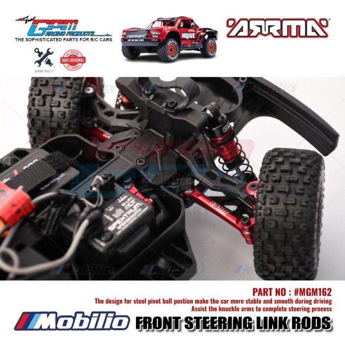 GPM Part #MGM162 Alloy Front Steering Link Rods RC Arrma Mojave Grom Mega Desert Truck