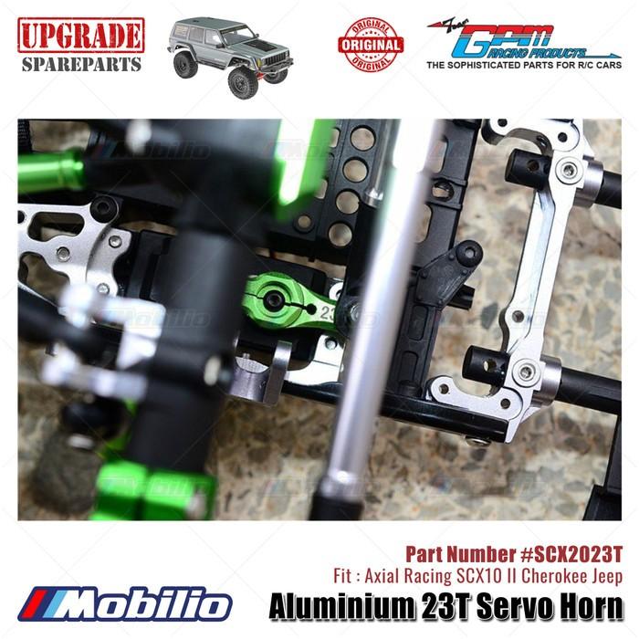 GPM Part #SCX2023T Aluminium 23T Servo Horn RC Upgrade Axial SCX10 II Crawler Adventure  Remote Control Toy