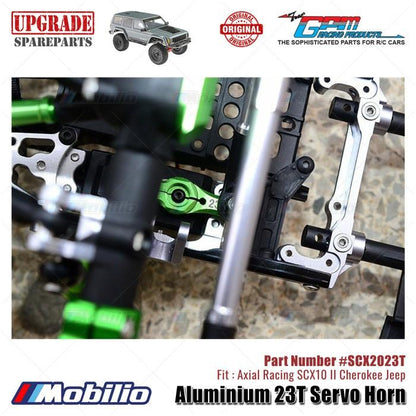 GPM Part #SCX2023T Aluminium 23T Servo Horn RC Upgrade Axial SCX10 II Crawler Adventure  Remote Control Toy