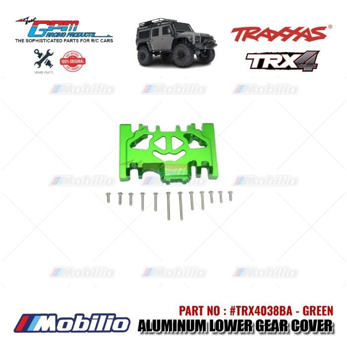 GPM Part #TRX4038BA Aluminum Lower Gear Cover Skid Plate Traxxas TRX-4 TRX-6 Trail Crawler