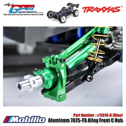 GPM Part #TJ019 Aluminum 7075-T6 Alloy Front C Hub for Traxxas 1:8 JATO 4X4 VXL Brushless Buggy Upgrade Parts