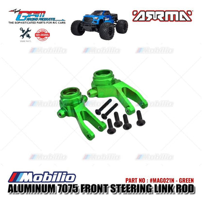 GPM Part #MAG021N Alloy Front Steering Block Arrma Granite Big Rock Senton Vortexs Typhon 4X4 Buggy Monster Truck  Remote Control