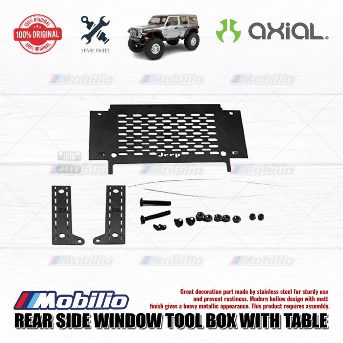 GPM Part #SCX3ZSP1 Rear Side Window Tool Box W. Table for Axial SCX10 III Jeep Wrangler
