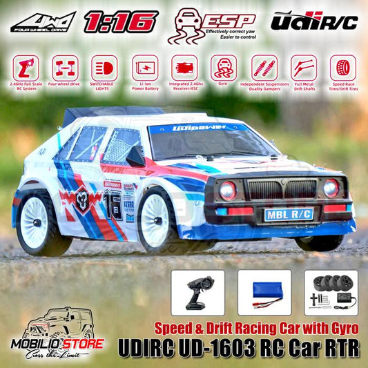 UDIR/C UD-1603 4WD 1/16 Racing Drift Rally Touring RC Car 2.4 GHz RTR