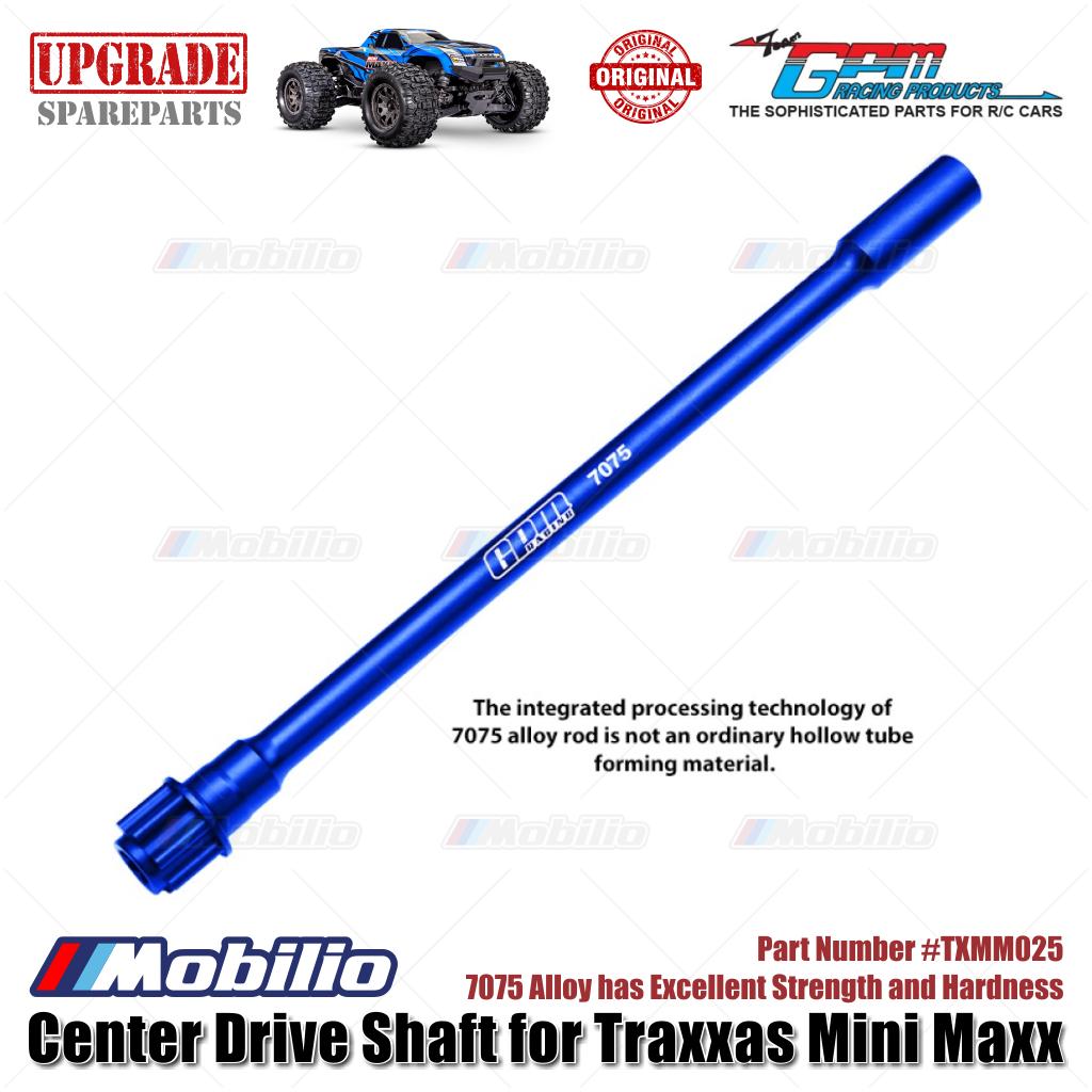 GPM Part #TXMM025 7075 Alloy Center Drive Shaft for RC Traxxas Mini Maxx