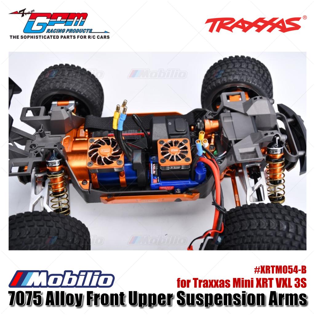 GPM Part #XRTM054-B 7075 Alloy Front Upper Suspension Arms for Traxxas Mini XRT VXL 3S Upgrade