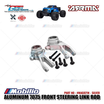 GPM Part #MAG021N Alloy Front Steering Block Arrma Granite Big Rock Senton Vortexs Typhon 4X4 Buggy Monster Truck  Remote Control