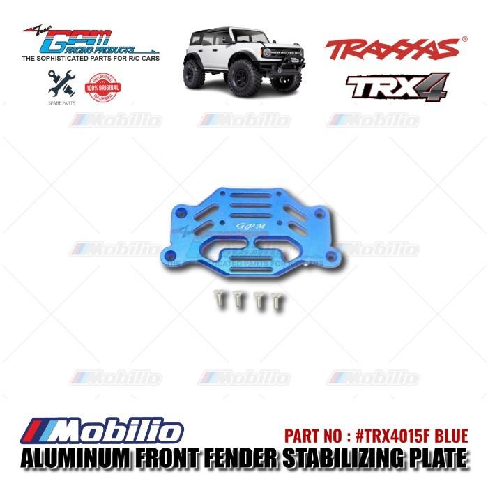 GPM Part #TRX4015F Aluminum Front Fender Stabilizing Plate Traxxas TRX-4 Ford Bronco