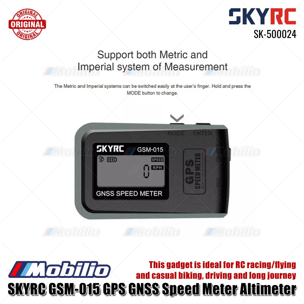SKYRC #SK-500024 GSM-015 GPS GNSS Pengukur Kecepatan Altimeter Kecepatan Tertinggi Kecepatan Rata-Rata Ketinggian Maksimal