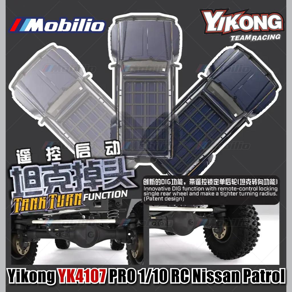 Yikong YK4107 PRO 1/10 RC Brushless System Rock Road Vehicle Crawler Adventure 2.4GHz RTR Remote Control