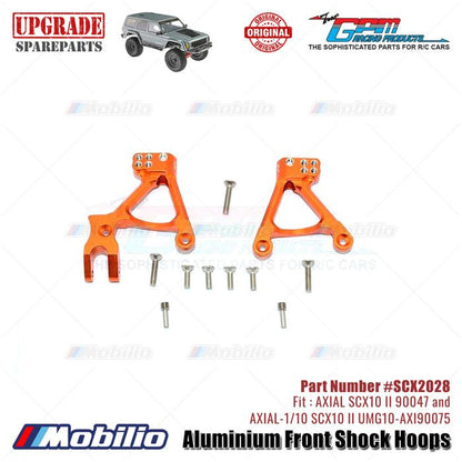 GPM Part #SCX2028 Aluminium Front Shock Hoops AX31380