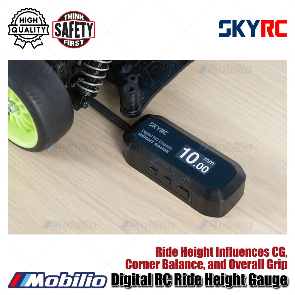 SKYRC #SK-500049 Digital RC Ride Height Gauge Ride Height Influences CG Corner Balance and Overall Grip