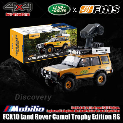 FMS 1:10 Land Rover Camel Trophy Edition RS FCX10 Platform 4x4 RTR 2.4GHz RC Crawler Adventure Remote Control