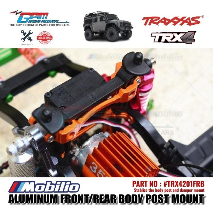GPM Part #TRX4201FRB Aluminum Front / Rear Body Post Mount Traxxas TRX-4 TRX-6 Trail Crawler