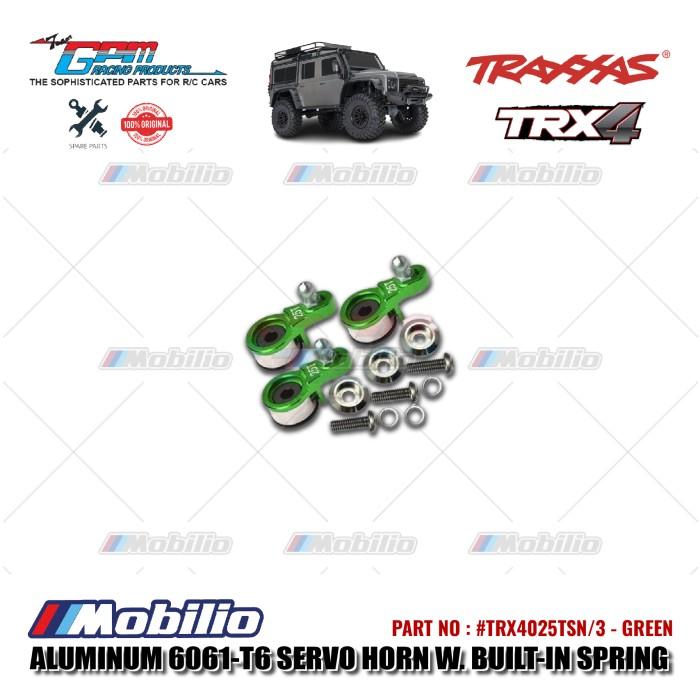 GPM Part #TRX4025TSN/3 Aluminum Servo Horn with Built-in Spring for Locking Differential RC Upgrade Traxxas TRX-4 TRX-6