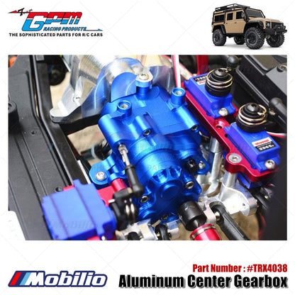 GPM Part #TRX4038 Aluminum Center Gearbox for RC TRX-4 Trail Crawler / TRX-6 Upgrade Parts
