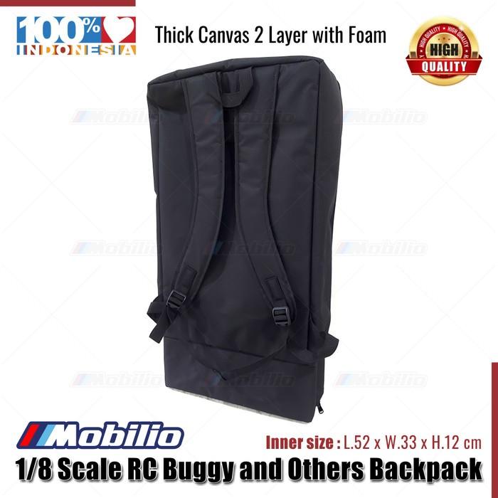 Tas 1/8 Scale RC Buggy and Others Backpack High Quality Canvas Size 52x33x12cm
