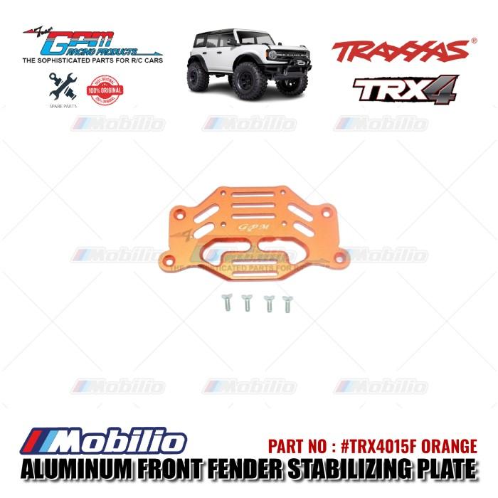 GPM Part #TRX4015F Aluminum Front Fender Stabilizing Plate Traxxas TRX-4 Ford Bronco