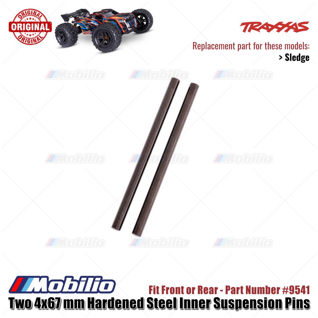 Traxxas Part #9541 Two 4x67 mm Hardened Steel Inner Suspension Pins RC Sledge 1/8 Scale Off-Road