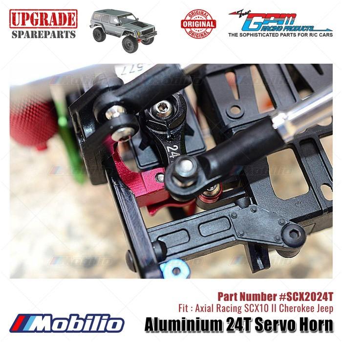 GPM Part #SCX2024T Aluminium 24T Servo Horn RC Upgrade Axial SCX10 II Crawler Adventure  Remote Control Control Remote Toy