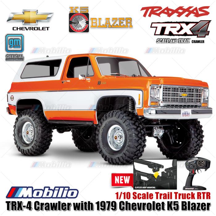 Traxxas TRX-4 1979 Chevrolet K5 Blazer 4X4 1/10 Scale Trail Truck TRX4 RC Crawler Adventure   Remote Control